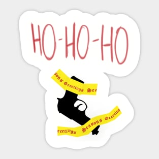 Die Hard - Ho Ho Ho Sticker